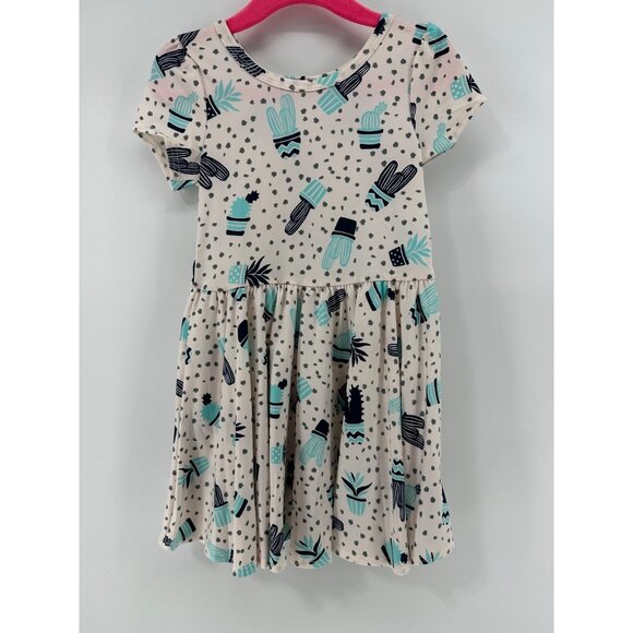 Dotdotsmile Girls Dress and Leggings Size 2T 2pc Set Blue Cactus Print NWT - Picture 6 of 6